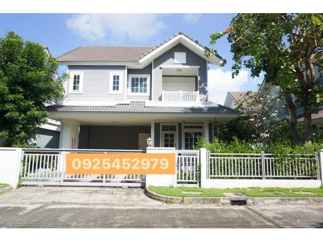 ขาย บ้านเดี่ยว 2 ชั้น สไตล์ยุโรป บุราสิริ ปัญญาอินทรา