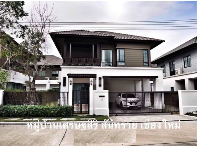 H271-For rent, 2-storey house, Setthasiri Village, Nong Jom, San Sai, Chiang Mai