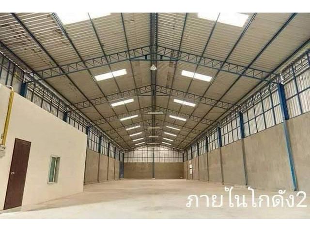 ให้เช่าโกดัง 810 ตรม.ติดถนนบ้านแพ้ว นครปฐม