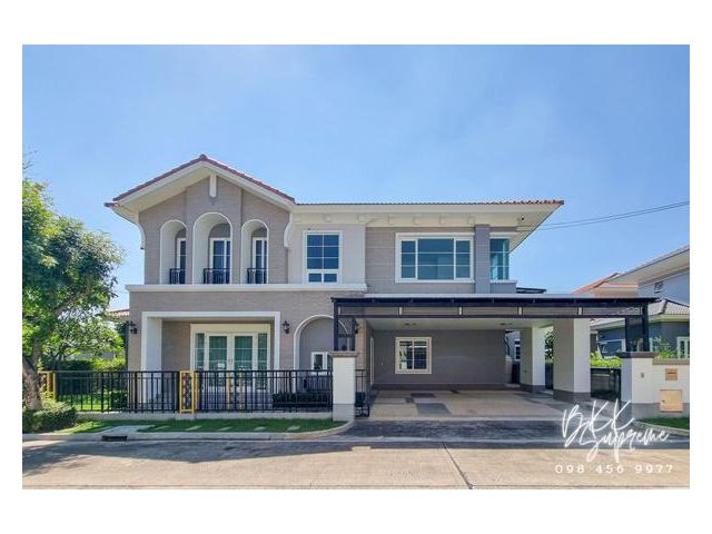 CASA GRAND  คาซ่า เเกรนด์ อ่อนนุช - วงแหวน   บ้านเดี่ยวพร้อมอยู่ ในบรรยากาศรมรื่น สไตล์ยุโรป บ้านใหม่ หลังมุม