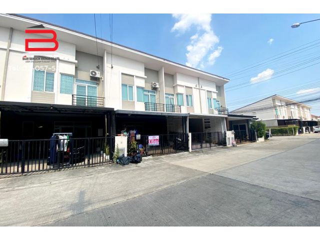 ทาวน์โฮม 2 ชั้น โครงการ คาซ่า ซิตี้ เนื้อที่ 21.2 ตรว. มี 4 ห้องนอน 3 ห้องน้ำ ถนนวิภาวดี เขตดอนเมือง