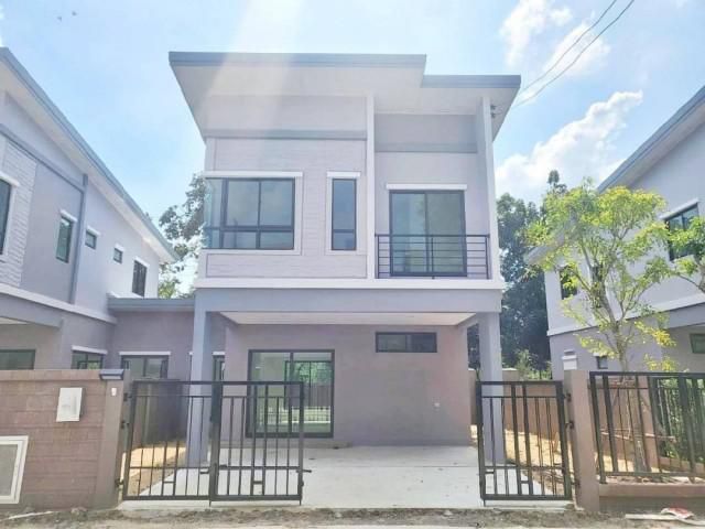รหัสทรัพย์ P6031 ให้เช่าบ้านแฝด หมู่บ้านเนเชอร่า เทรนด์ รัตนาธิเบศร์-ราชพฤกษ์ (บ้านใหม่เดินทางสะดวก)