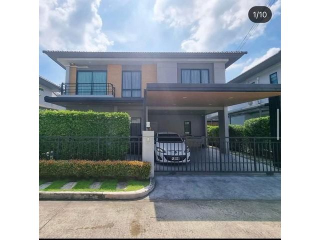 ขาย บ้านเดี่ยว 2 ชั้น ย่านรามอินทรา ใกล้ทางด่วนประดิษฐ์มนูธรรม รถไฟฟ้าสายสีชมพูและสายสีเขียว หมู่บ้านไลฟ์ บางกอก บูเลอวา