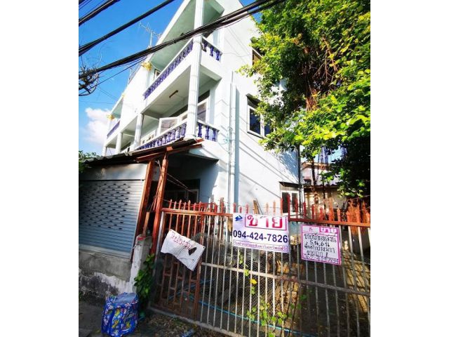 ขายบ้านตึก 3ชั้น ติดถนน ทำเลค้าขาย ซอยอนามัยงามเจริญ