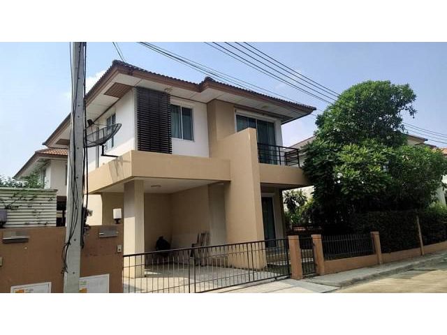 รหัสทรัพย์ P6094 ให้เช่าบ้านเดี่ยว ฮาบิเทีย ราชพฤกษ์ บางคูวัด (ถนน สาย 345) ใกล้ตลาดและแหล่งชุมชน