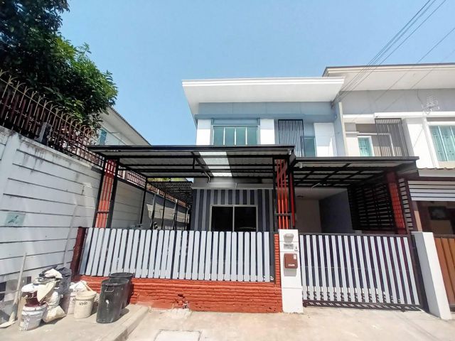 ขายทาวน์โฮม 2 ชั้นหลังมุม #หมู่บ้านพฤกษาวิลล์55/2 รีโนเวทใหม่สวยพร้อมอยู่ ถนนโครงการกว้าง ไม่แออัด ใกล้ตลาดชุมชนเคหะ