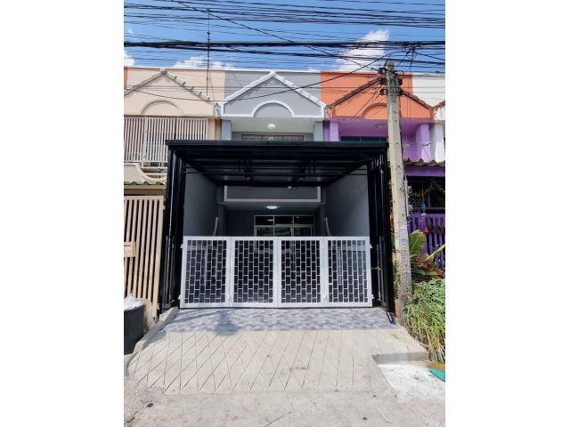 ขายทาวน์เฮ้าส์ 2 ชั้น #หมู่บ้านอัมรินทร์นิเวศน์3 ผัง4 ตกแต่งใหม่พร้อมอยู่ ทำเลดี เดินทางสะดวกใกล้รถไฟฟ้าสายสีเขียว