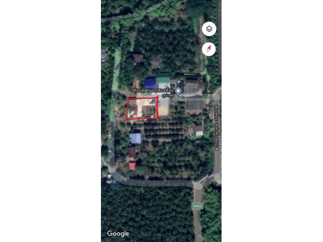 ขายบ้านสร้างใหม่พร้อมที่ดิน ล้อมรัวแล้ว  เนื้อที่ 176 ตรว