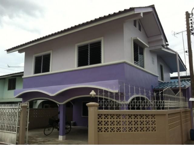 รหัสทรัพย์ B3808 ให้เช่าบ้านเดี่ยว 2 ชั้น หมู่บ้านเคหะนคร2 ใกล้สนามบินสุวรรณภูมิ พระจอมเกล้าลาดกระบั