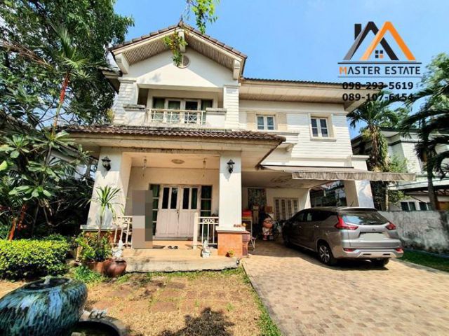 นาราสิริ-วัชรพล หลังใหญ่ 121 ตร.ว. คุณภาพแสนสิริ ร่มรื่น Facility ครบครัน