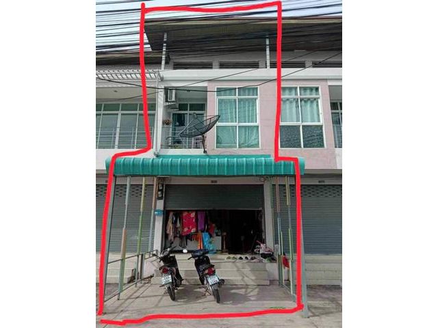 ขายอาคารพาณิชย์ 2 ชั้น พิกัดนาพร้าวซอย 3 หน้า