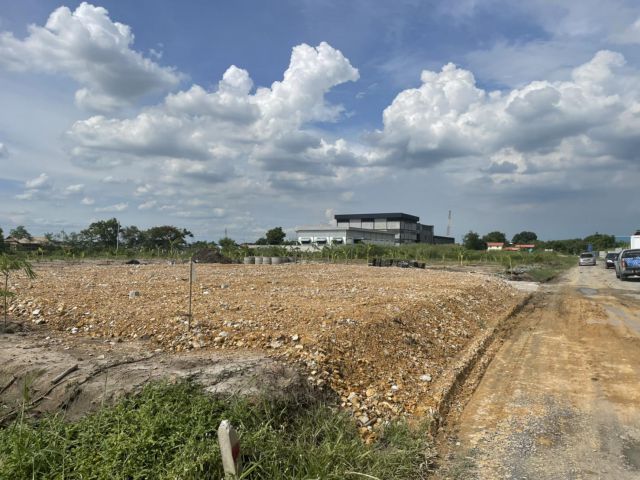 ขายที่ดินเปล่า บนถนนหทัยราษฎร์ ใกล้สายไหม สุขาภิบาล5 จุดขึ้นลงทางด่วน รถไฟฟ้าสายสีชมพู
