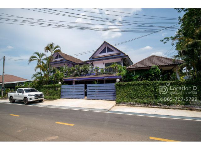 บ้านสวนสไตล์รีสอร์ท พร้อมเฟอร์นิเจอร์ ใกล้ รร.ดาราสมุทร ราคาพิเศษ