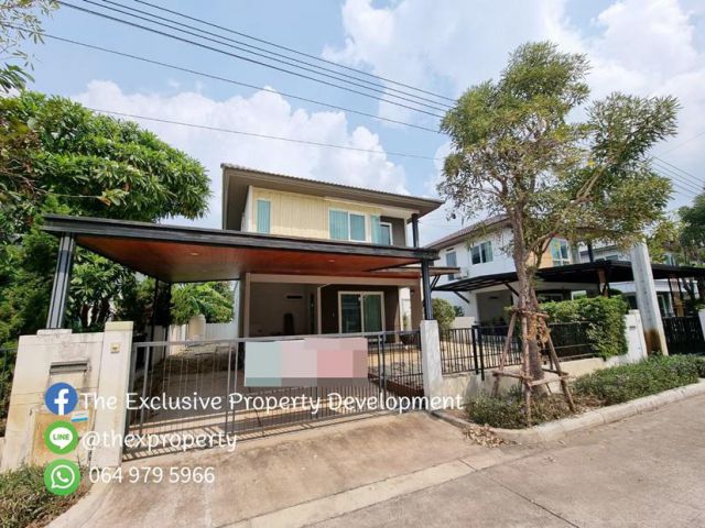 ขาย บ้านเดี่ยว พฤกษ์ลดา สุวรรณภูมิ ทำเลดี ถนนกว้างไม่แออัด