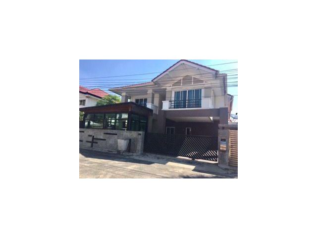 N164 ขายบ้านเดี่ยว 2 ชั้น หมู่บ้านภัคภิรมณ์ บ้านใหญ่ มีเฟอร์ครบ บ้านติดถนนมีนบุรี ติดโรงเรียนสารสารท์มีนบุรี ทำเลดีเดินท