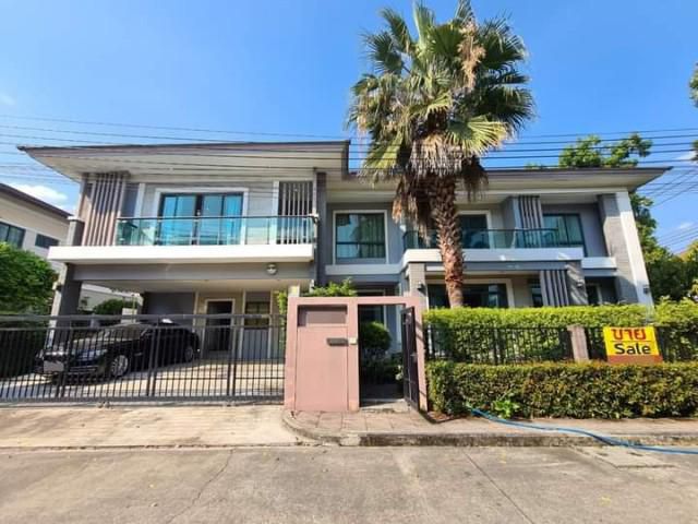 ขาย บ้านเดี่ยวหลังริม หมู่บ้าน เดอะ ปาล์ม พัฒนาการ 38