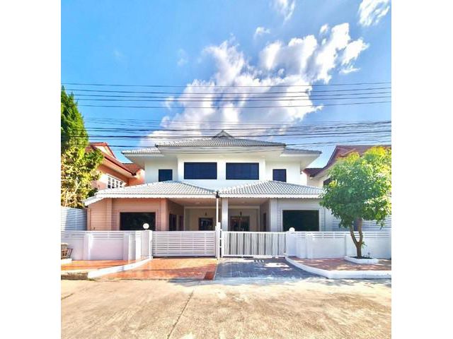 บ้านแฝดราคาถูกติดถนนใหญ่ สันทราย ต่ำกว่าประเมิน