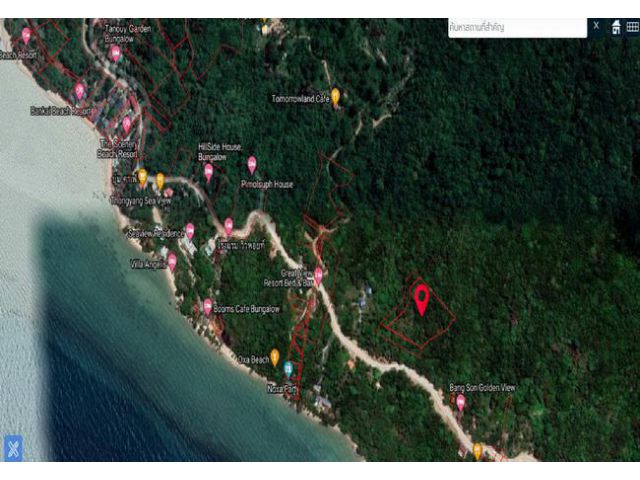ขายที่ดิน เกาะพะงัน ถนนสายท้องศาลา-หาดริ้น อำเภอเกาะพะงัน สุราษฎร์ธานี