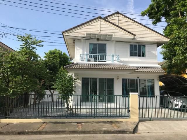 รหัสทรัพย์ P6168 ให้เช่าบ้านเดี่ยว 2 ชั้น หมู่บ้านพฤกษ์ลดา1 ลำลูกกา คลอง4