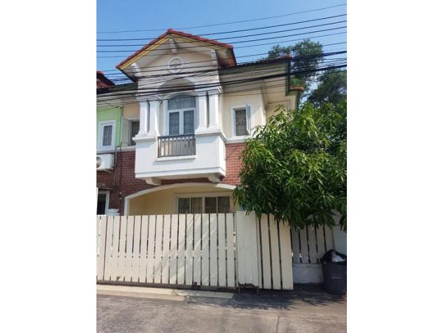 รหัสทรัพย์ P6173 ให้เช่าทาวน์เฮาส์ 2 ชั้นบ้านหลังมุม พฤกษาวิลล์ ดอนเมือง-สรงประภา ใกล้ ม.รังสิต