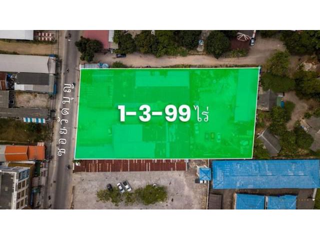 ขายที่ดินหน้ากว้าง 40เมตร ซอยวัดบุญย์ - พัทยา