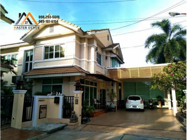 สกุลธร วัชรพล-รามอินทรา บ้านเดี่ยวหลังใหญ่ 2 ชั้น สวย 82.8 ตร.ว. มี 4 ห้องนอน 4 ห้องน้ำ แอร์ 7 ตัว ถนนรามอินทรา เขตบางเขน
