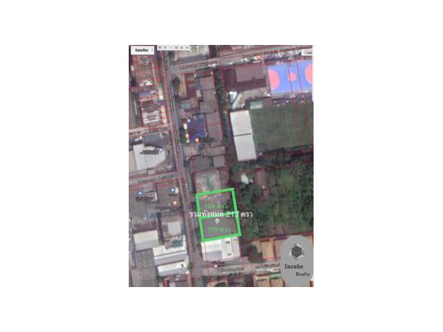 ขายที่ดิน บางแวก 213 ตรว  21.30 ล้าน