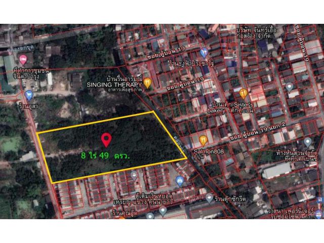 ขายที่ดินเนื้อที่ 8 ไร่- 49 ตรว.  รามอินทราบางกะปิ  ขาย 100 ล้านบาท