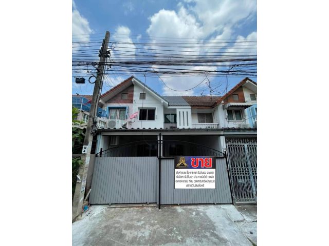 ขายทาวน์เฮ้าส์ 2 ชั้น #หมู่บ้านภัทรีดาเพลส ดอนเมือง-สรงประภา รีโนเวทใหม่พร้อมเข้าอยู่ มีระเบียง พร้อมแอร์ 2 เครื่อง