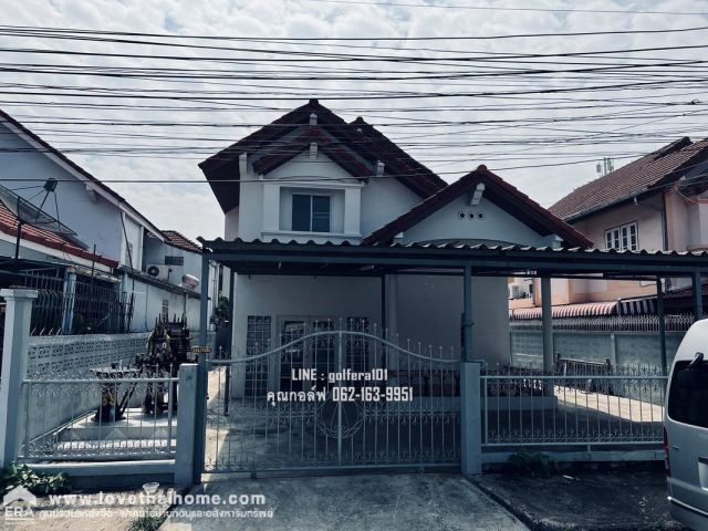 ขายบ้านเดี่ยว หมู่บ้านพัฒนาดอนเมือง ถ.พหลโยธิน77 ในตลาดสี่มุมเมือง พื้นที่60ตรว. บ้านสวนพร้อมอยู่ ทำเลดี ใจกลางธุรกิจ
