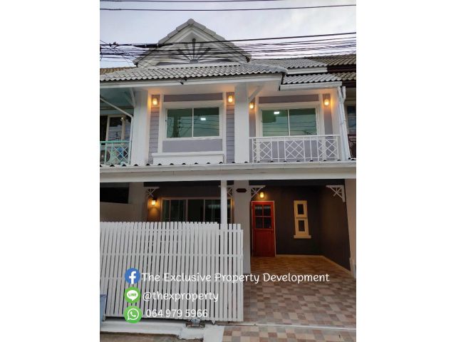 ขายทาวน์เฮ้าส์ พฤกษา 18 ซอยแก้วอินทร์ บางใหญ่ บ้านรีโนเวท สวยพร้อมอยู่