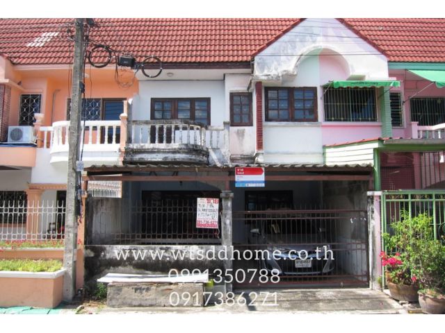 R045-041 หมู่บ้าน จิตภาวรรณ 11 ทาวน์เฮ้าส์ 2 ชั้น เนื้อที่ 21.8 ตร.ว.