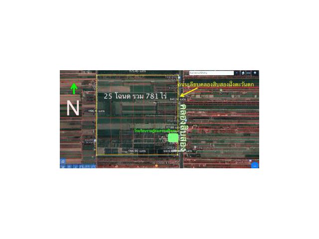 N+ ขายที่ดินเปล่า คลอง12 หนองเสือ ปทุมธานี