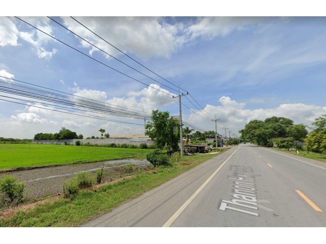 ขายที่ดินรังสิต 40 ไร่ หน้ากว้างติดถนน 3216 295 เมตร ใกล้ถนนเส้นรังสิต - นครนายก(305) - 650 เมตร ธัญบุรี จ.ปทุมธานี