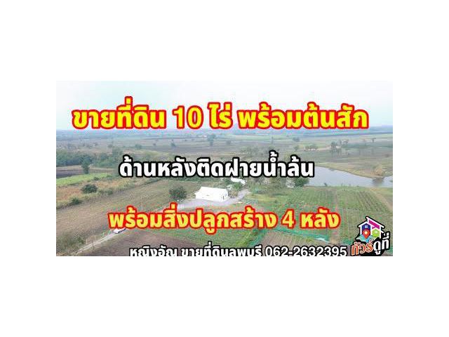 ขายที่ดินพร้อมป่าสักและสวนเกษตร ติดริมฝาย น้ำไหลตลอดปี ไม่มีท่วม เนื้อที่ 10-2-36 ไร่