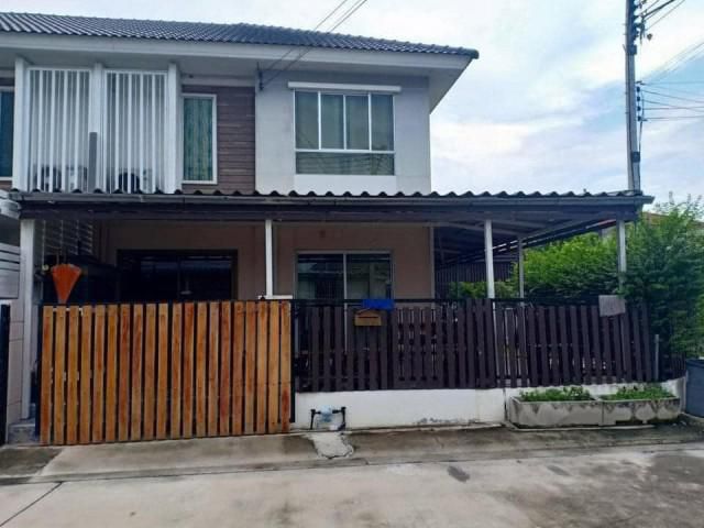 รหัสทรัพย์ P6272  ให้เช่าบ้านทาวน์โฮม 2 ชั้น บ้านหลังมุม หมู่บ้านพฤกษา 63 บางกะดี – ปทุมธานี