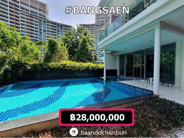 ขาย Pool villa บางแสน โครงการติดทะเล Paradiso