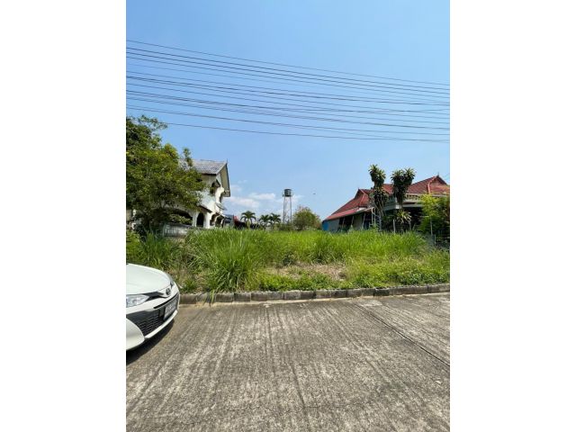 #ที่ดินเปล่าตรงข้ามรพ.สันทราย ปรับถมแล้วเหมาะสร้างบ้าน