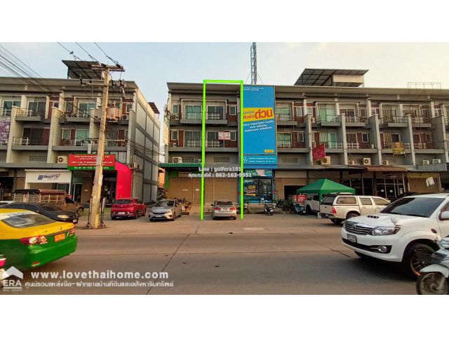 ขายตึกแถว หมู่บ้านเดอะเทรด (The Trade) รังสิต-คลอง2 ถ.รังสิต-นครนายก46 ตึกทรงโมเดิร์น พื้นที่31.5ตรม. อยู่ทำเลค้าขาย
