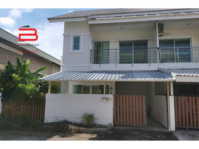บ้านแฝด 2 ชั้น หลังริม โครงการ เกนวิลล์ เนื้อที่ 36 ตรว. ถนนกาญจนาภิเษก บางบัวทอง นนทบุรี