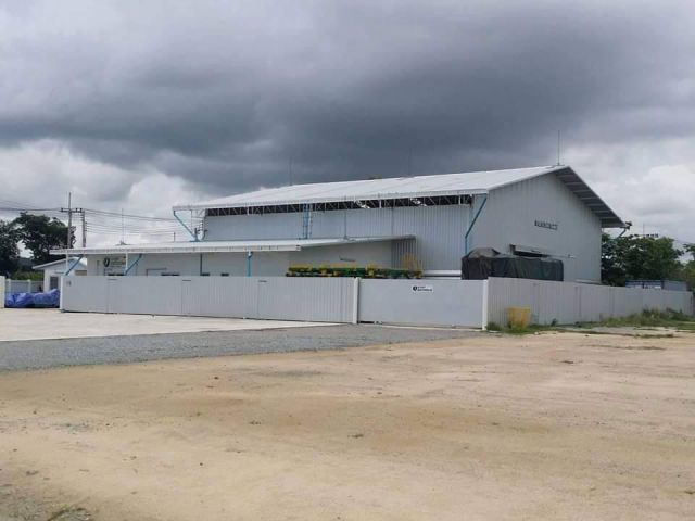 #โกดังพร้อมสำนักงานบ้านฉาง ระยอง พร้อมลานอเนกประสงค์  ทำเลดีใกล้สนามบินอู่ตะเภา