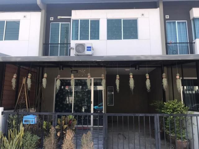 รหัสทรัพย์ P6293 ให้เช่าบ้านทาวน์เฮาส์ โครงการพฤกษา รังสิต นครนายก คลอง7  ทำเลดีใกล้ห้างโลตัส บิ๊กซี