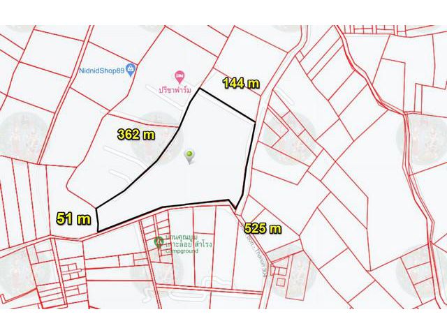 ขายที่ดินแปลงยาว 31 ไร่ ติดถ. 2 ด้าน ใกล้แยกเกตเวย์ - 7 กม. จ.ฉะเชิงเทรา