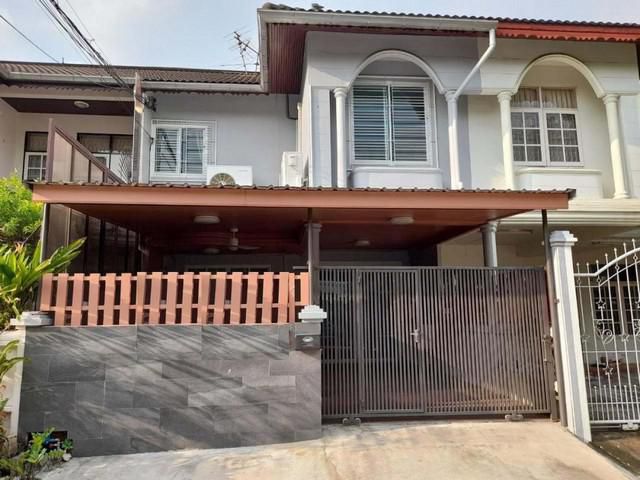 PK31 ให้เช่าบ้าน หมู่บ้านอยู่เจริญ779 ตกแต่งเฟอร์นิเจอร์พร้อมอยู่ ย่านรัชดา18 ห้วยขวาง