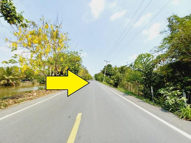 ขายที่ดินติดถนนลาดยาง คลอง 11 หนองเสือ 67ไร่