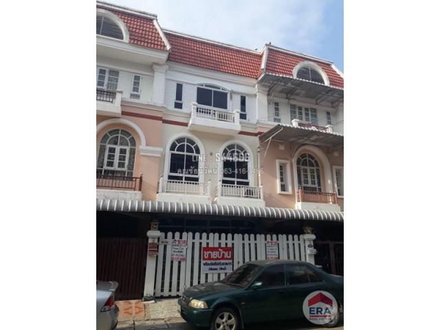 ทาวน์โฮม 3 ชั้น 20.6 ตรว. หมู่บ้านรีสอร์ทต้าร์