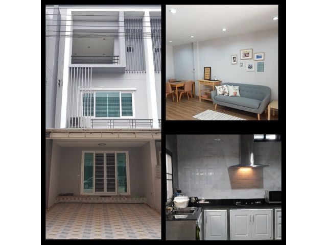 ทาวน์โฮม 3 ชั้น ให้เช่า ติวานนท์ งามวงศ์วาน