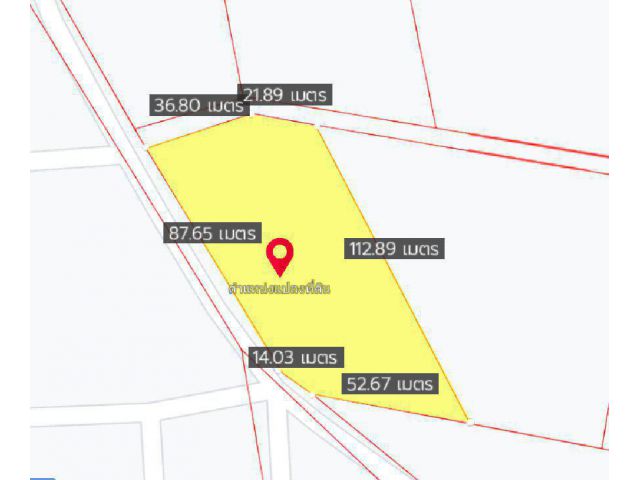 ขายที่ดินห้วยใหญ่ 3 ไร่ ใกล้หาดบ้านอำเภอ - 4.8 กม. อ.บางละมุง ชลบุรี