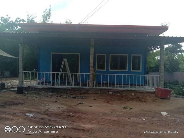 ขายบ้านพร้อมที่ดินคำโตนด 99.4 ตรว. ใกล้ถนนเส้นสุวรรณศร 33 - 500 เมตร ประจันตคาม ปราจีนบุรี