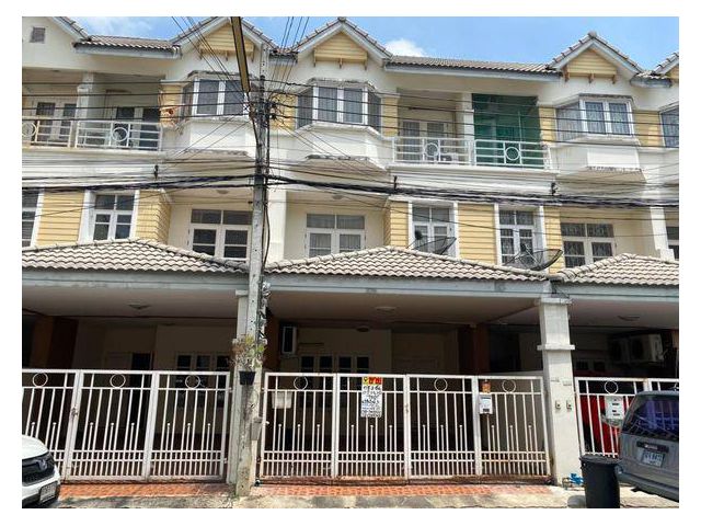 ขายทาวน์โฮม 3 ชั้น หมู่บ้านวิชั่นวิลล์5 ( รหัสทรัพย์ 202237)  ต.ท่าทราย อ.เมือง จ.นนทบุรี ขนาด 25 ตรว